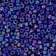 Miyuki rocailles Perlen 11/0 - Transparent cobalt ab 11-177